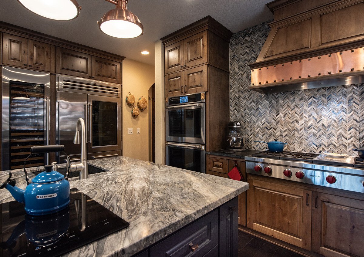 Willey Ct. kitchen remodel in Fresno, CA by Imagine Remodeling with island